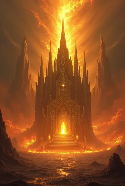 Golden Shrine of the burning field domain expansion 