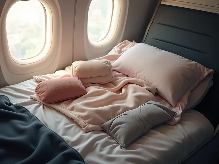 (LATAM airline )Personalized Rest Kit
Includes mask , , ergonomic pillow and moisturizer according to passenger preferences.