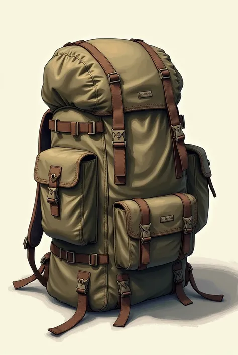 Rucksack drawn