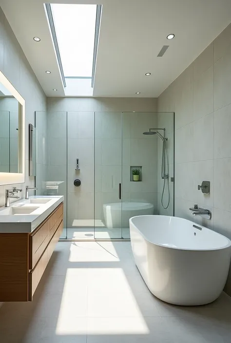 remodeled modern bathroom