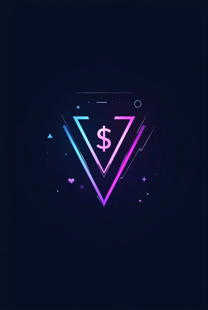 Logo for my business  "Virtual Shop "  with a V and an S and this symbol "$"