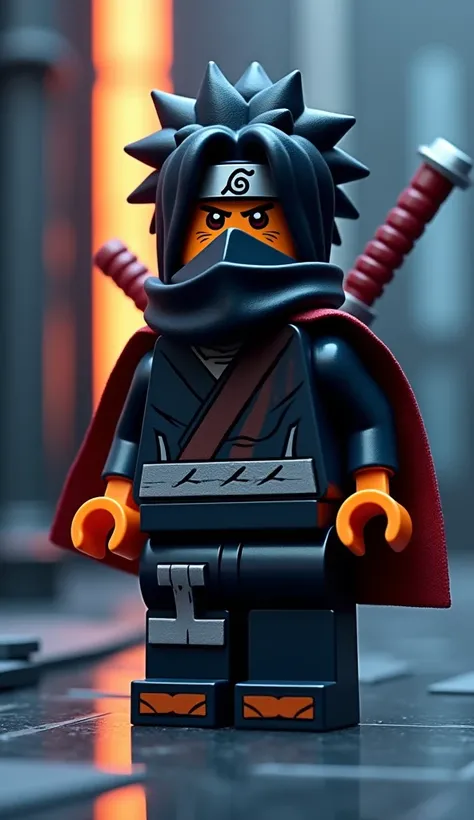 Obito uchiha as lego model cool background 