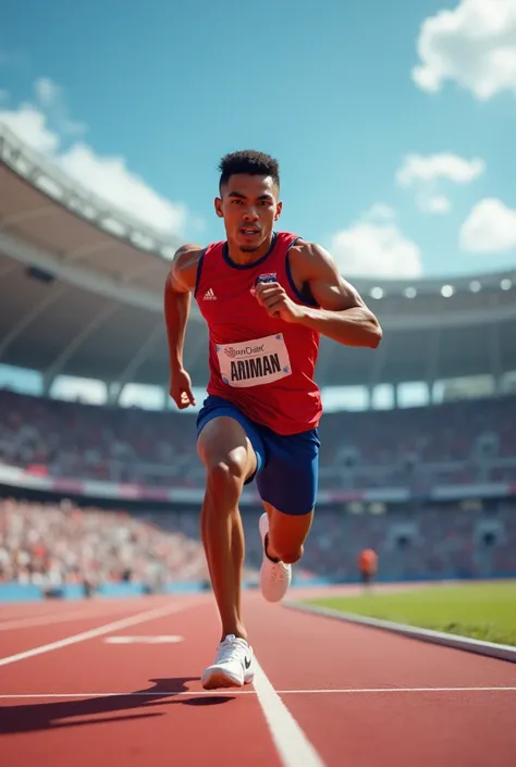 Arif Aiman in Stadium bukit jalil