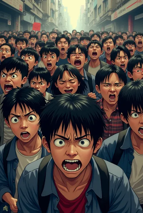 so many angry japanese teens