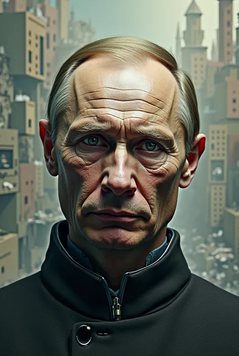 ((RAW Photo), absurdity, (absurdityное разрешение)),  masterpiece fails,  Best quality , ( Very detailed 8k unity CG wallpaper) the image of the Russian leader according to Artificial Intelligence