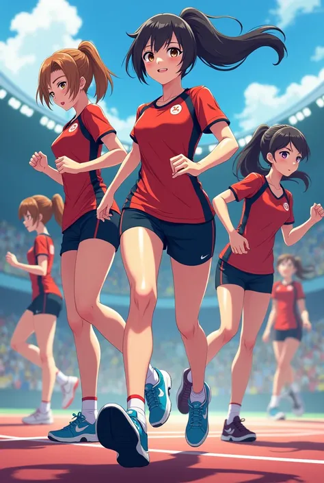 Female anime athletes