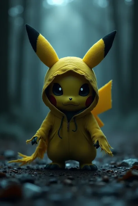 Mimikyu very dark background 