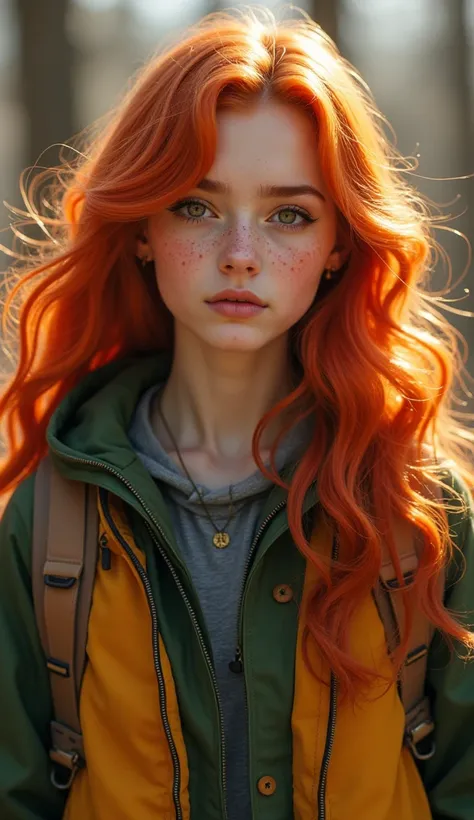 Lily Luna Potter, 18 years old,  was a whirlwind of energy and grace, and her appearance reflected that duality. Her hair was a waterfall of bright red that seemed to catch fire in the sunlight, reminiscent of her grandmother Ginny. Her golden-brown eyes w...