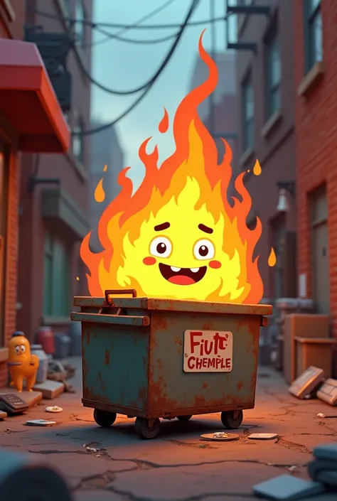 Cute dumpster fire 

