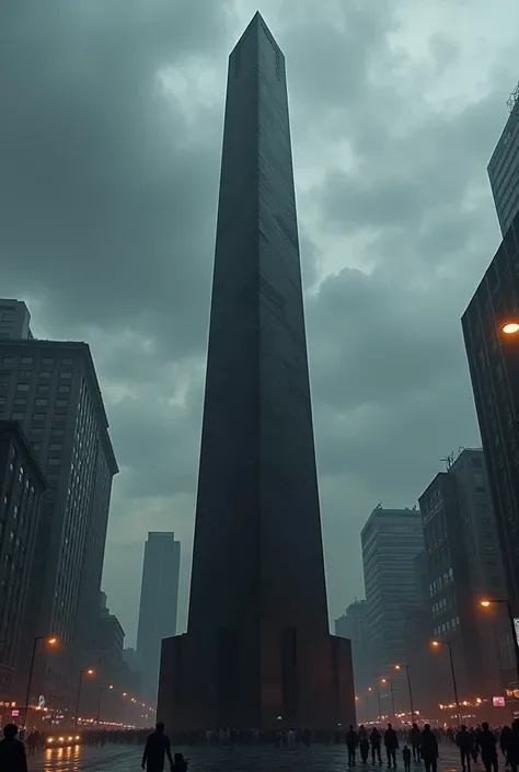 City of Buenos Aires dark obelisk