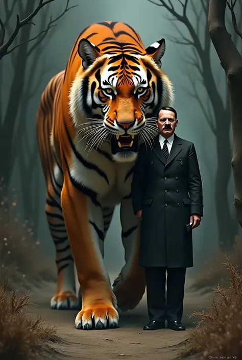 Tiger Alvino accompanied by Hitler