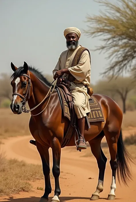 Un chef de guerre senegalais musulman de 90ans avec ses 5 garçons agees de 20 a 40ans vivait au village de bakel.  Ils avaient un cheval male marron avec une tache blanche au frond, une jument blanche et ses petit l’ un marron avec tache blanche et l’ autr...