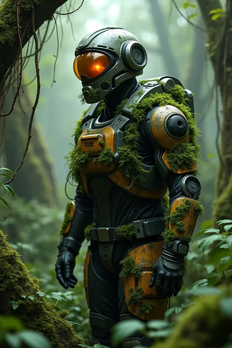 Half life Gordon Freeman costume consumed by nature 