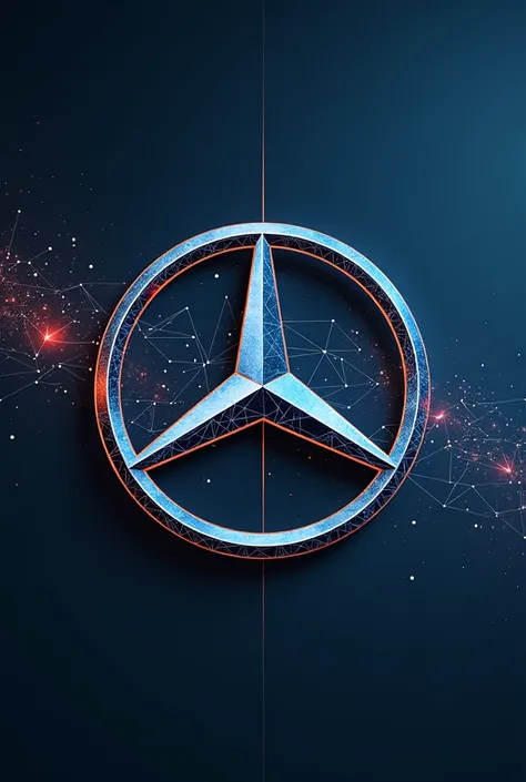 Mercedes intelligent driving R&D department ， A technical group responsible for sensing 、Scenario understanding 、 AI enablement such as data mining ， needs to design a group logo based on the groups business direction。