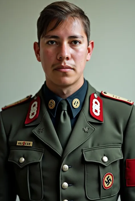 My face in the Nazi uniform