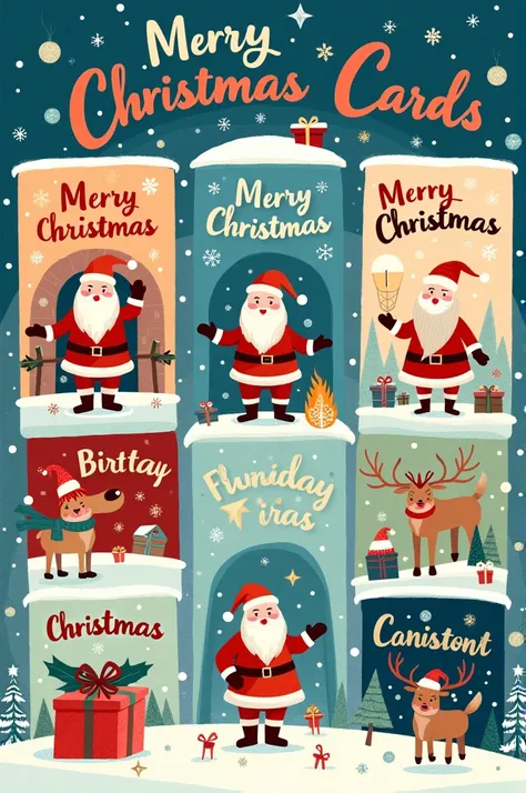 Cool Christmas cards with greetings