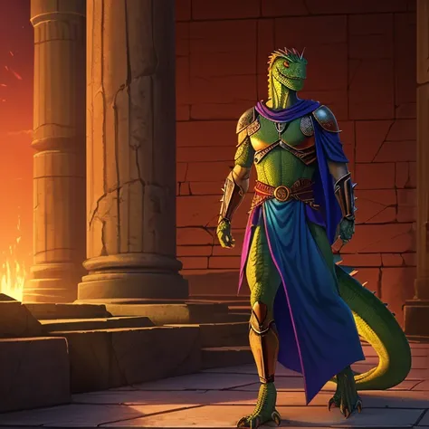 Masterpiece, HD, high resolution, high quality, best quality, super detailed. Solo character alone, multiple views. Dark Fantasy art.
{{(An ageless male-adult-iguana-sorcerer:(appearance: dark-green-scales-skin. iguana-head. Iguana-face. Iguana-Red-glowing...