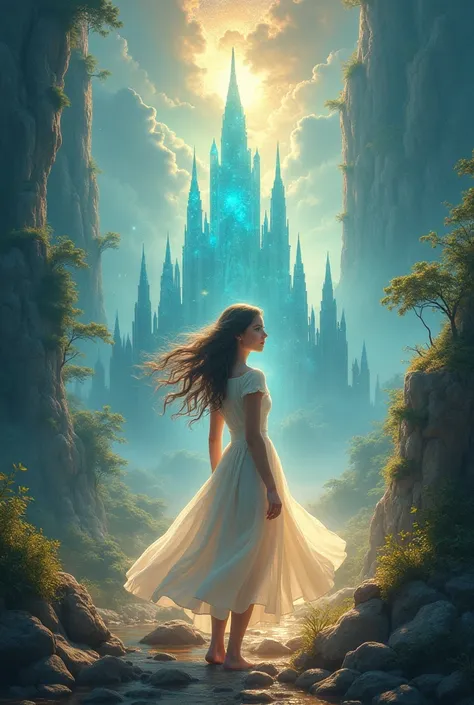 Cover of a book about a magical world, female protagonist
