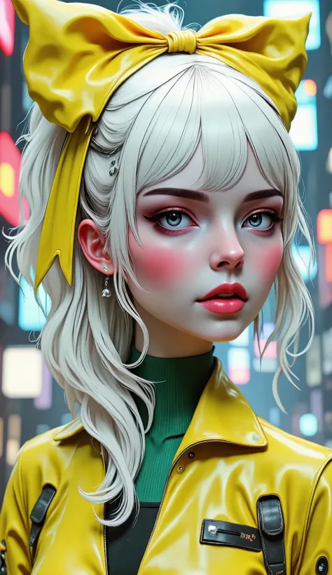 CG K Ultra-Realistic ,((Premium、8K、32k、 Masterpiece、I don't like:1.3)), ( superfine illustration )、( super high resolution ), (((adult body))), ( Masterpiece, Best Quality :1.2), a beautiful girl, Processing of skin details....., The eyes are finely ...