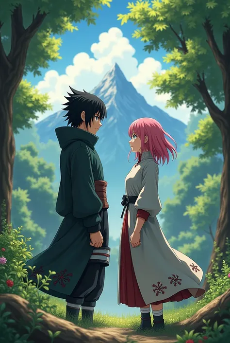 Uchiha Sasuke and sakura from naruto