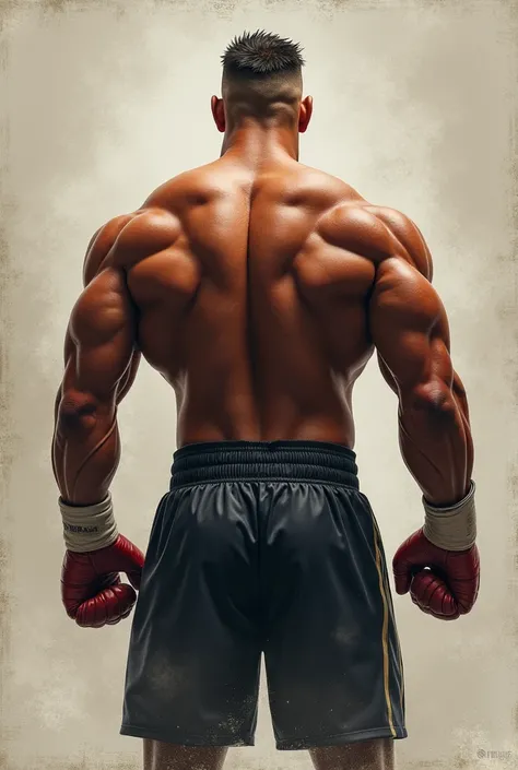 boxer with a well-defined back