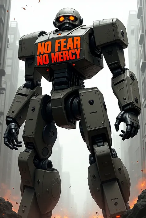 Create art sketch ,надпису no fear no mercy,  should also be m4 automaton