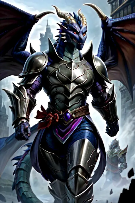 Phantom like a dragon in armor (dragon man) phantom 、whole body