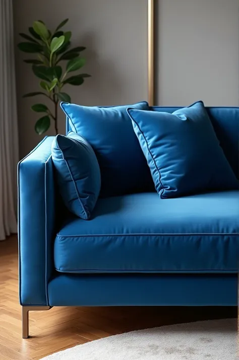 Modern 4k sofa blue elegant and chic 