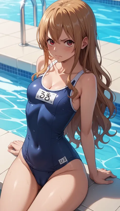 Score_9, Score_8_up, Score_7_up, Score_6_up, Score_5_up, Score_4_up, Source_anime, Tag1, Tag2, Quality_masterpiece, Anatomically correct, detailed skin, 1girl, detailed face, solo, suprised,

taiga aisaka, long hair, brown hair, brown eyes, one piece swims...