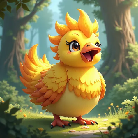 Bring out the Chocobo-like feel a little more