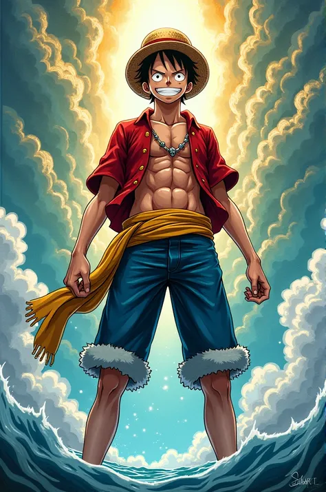 Luffy with all the powers and abilities of his crew