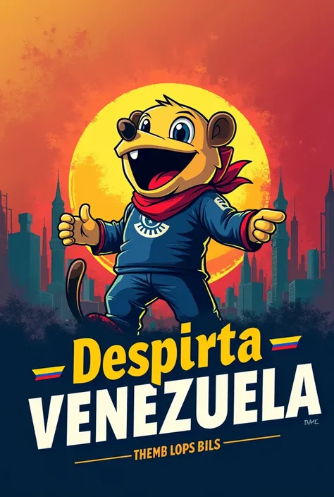 A common brand ,  with the phrase Despierta Venezuela 