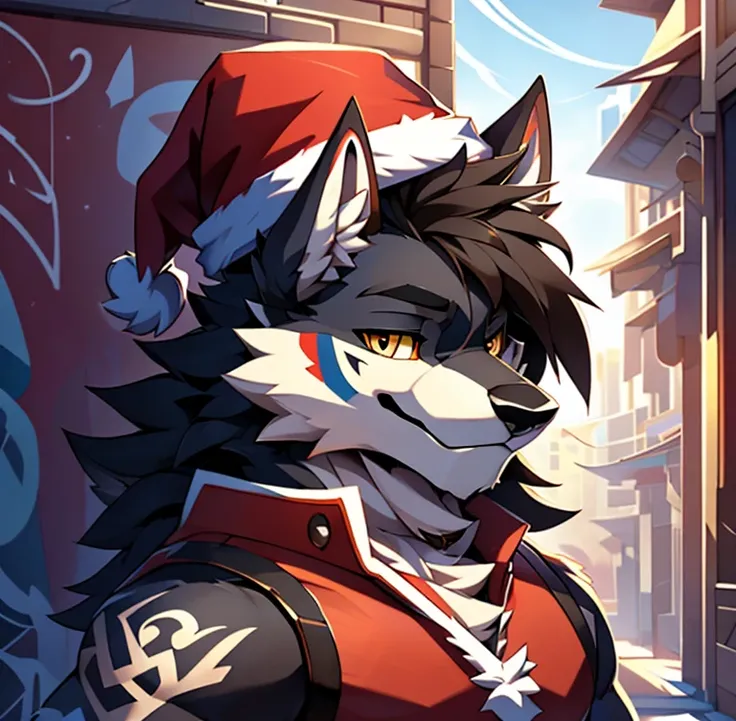  psychotic smile , graffiti,profile picture,  sent to E621 , Beautiful and detailed,(((eyes))) (( anthropomorphic)) Lobo, por waspsalad, por phluks, by zero sum,Lobo, ( anthropomorphic, by the fluffy,  character focus :1.1), 1 boy,  anthropomorphic wolf ma...