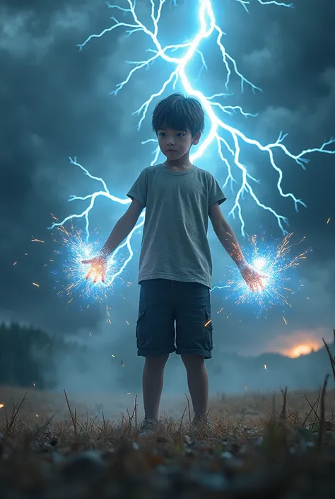 A boy with the power of lightning