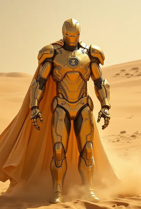 Ironman body mead of sand shiny and edge