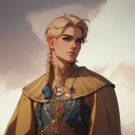 •Boy
•Short, ash-blond (white) straight hair.
•Violet eyes.
•Medieval clothes.
•Golden skin.
•Serene gaze.
•Targaryen
• 