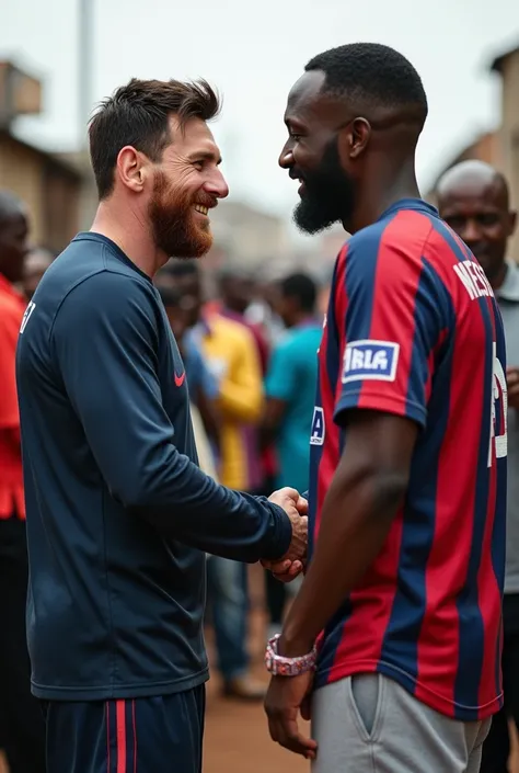 La photo de Leo Messi et fally ipupa à Kinshasa 