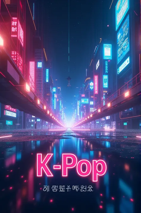  create a layout and background that is the image of a Kpop MV , Layout for Kpop cover ,  to be able to add the title of the song, the lyrics and more details