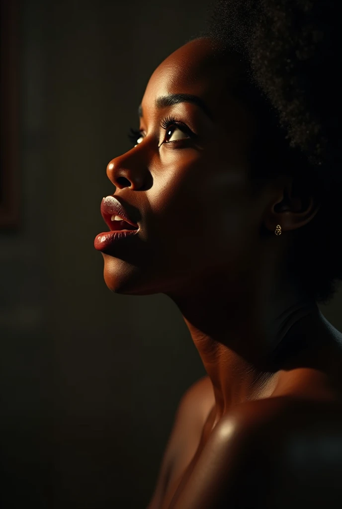 A black woman speaking in a room. Don’t show who she is speaking to