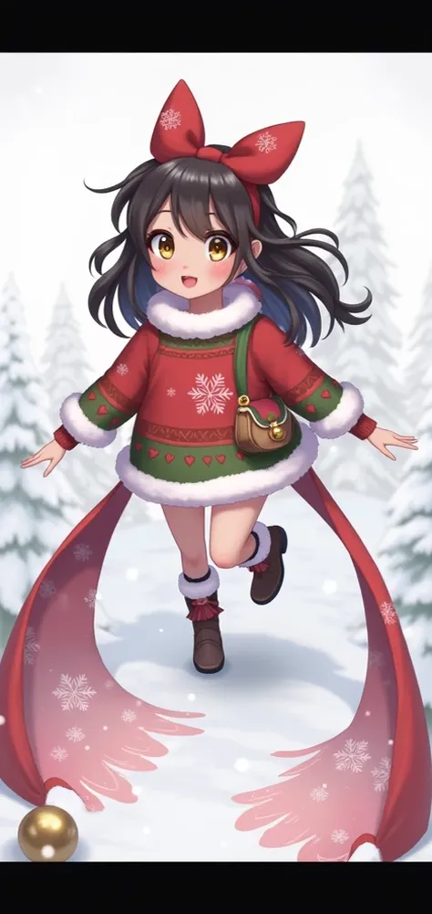 HutaoIn Christmas outfit