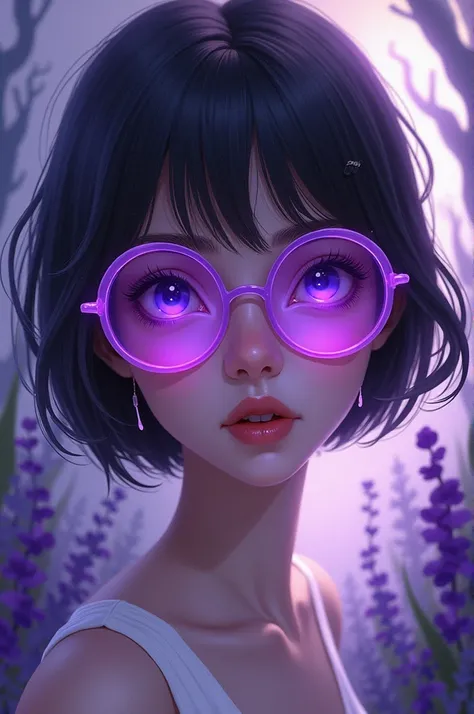 Lenonkas purple glasses
