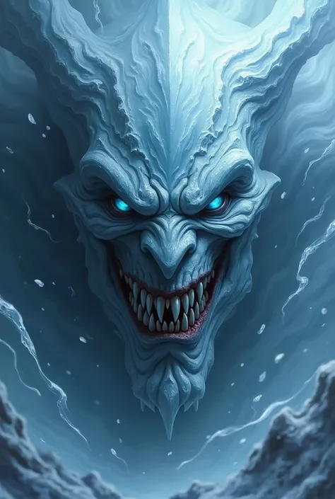  Face of an evil ice demon