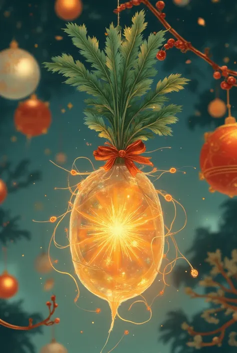 ((UHD, retina, masterpiece, high details, high quality, best quality,  highres icon)),  shining Christmas tree ,  shining gently ,  colorful and cute ornament, Daikon, Daikon,  cute daikon ornament ,  shining daikon , daikon light bulb ,  daikon star ,   c...