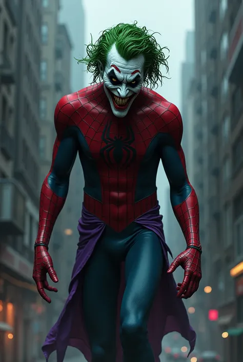 Joker mix with spider man 