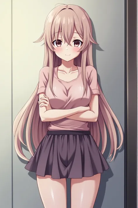 The girl did not wear revealing clothes (anime)