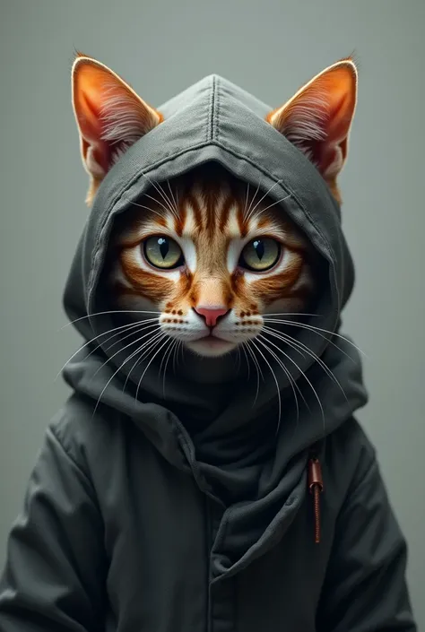 Cat in a balaclava