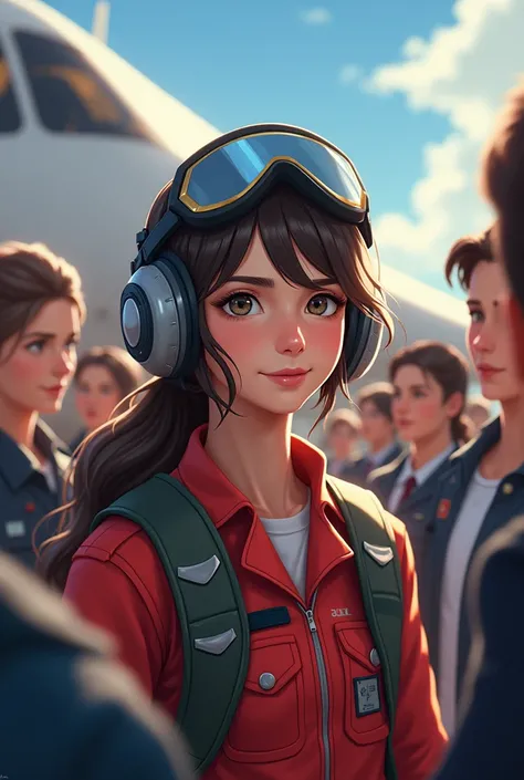 
the youngest female pilot and companies were lining up for guess thats my daughter my