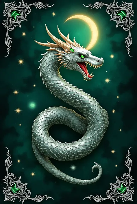 Slytherin Christmas card 