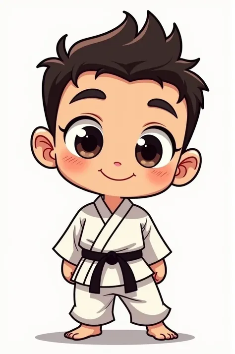 An EASY drawing by Miguel Díaz from Cobra Kai, Chibi version 