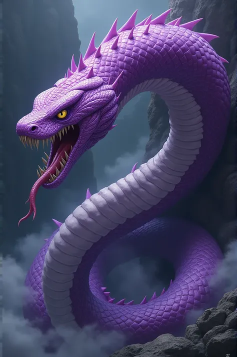 Anime 
snake 
Anaconda 
Veneno
Purple
Juggernaut 